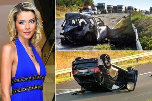 Rezesova és a balesetet szenvedett autók