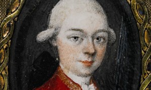 Mozart portrait miniature