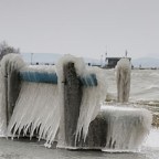 Újévi Csobbanás a Balatonban Szigligeten