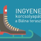 A legszebb panorámájú ingyenes korcsolyapálya a Bálna teraszán