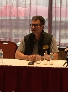 A főszervező a sajtótájékoztatón