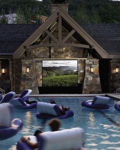 Swimming-pool-movie-theater