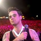 Robbie Williams knebworth-i koncertje
