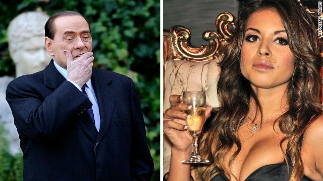 Berlusconi és Karima El Mahroug, alias "Ruby"
