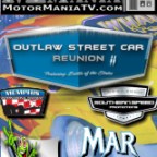 Élő közvetítés: Outlaw Street Car Reunion – autós gyorsulási verseny