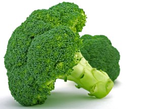 Fresh green vegetable, isolated over white
