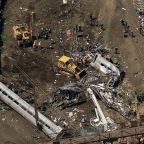 Nem lőfegyver okozta a Philadelphiában kisiklott vonat szélvédőjének sérülését