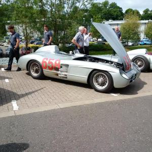 Összesen 14 darabot építettek ebből az autóból. Ezt a példányt a Mercedes központjában őrzik.