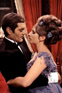 Omar Sharif és Barbra Streisand a Funny girl c. filmben