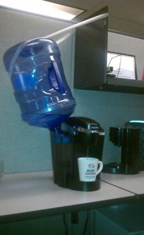 Ha valaki lusta állandóan feltölteni a kávéfőzőt vízzel...