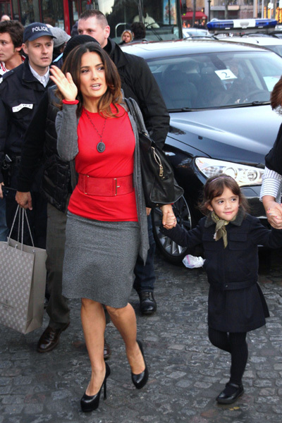 Salma Hayek és kislánya