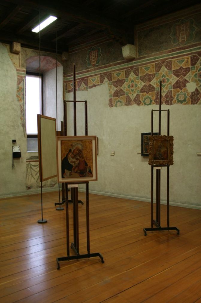 A Museo Civico di Castelvecchio belső részlete