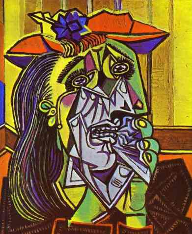 PabloPicasso-Weeping-Woman-with-Handkerchief-1937