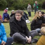 Civilek demonstráltak a liget projekt ellen