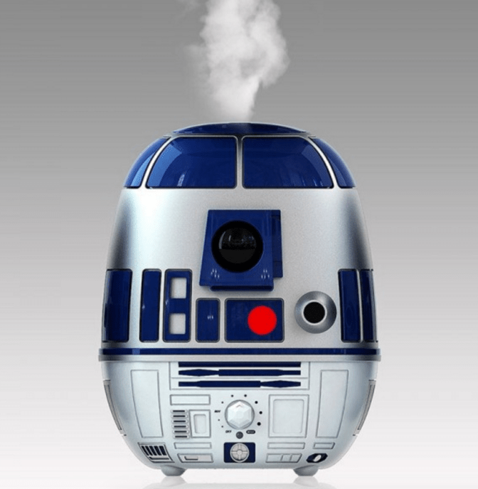 60 dolláros R2-D2 párásító