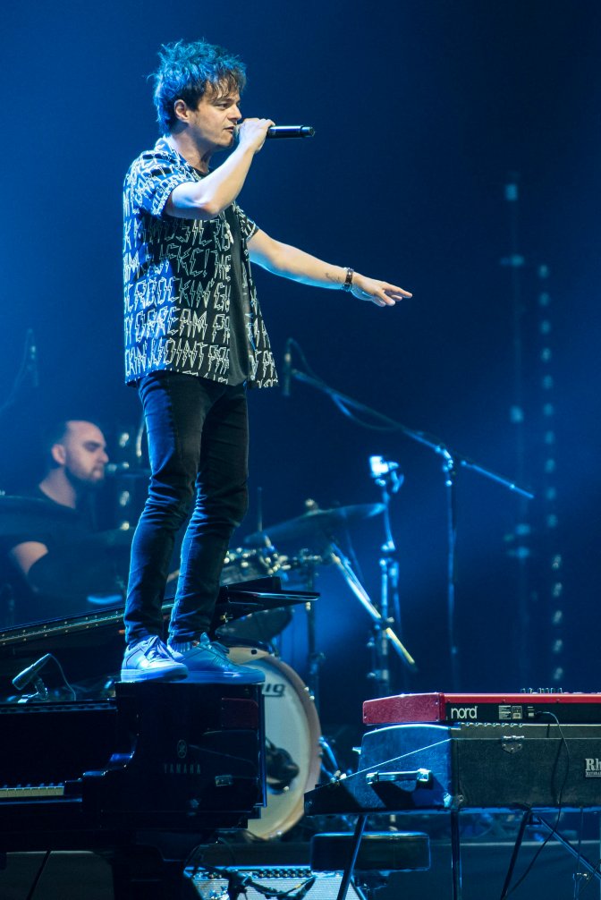 Veszprém, 2016. július 17. Jamie Cullum brit énekes koncertje a 13. VeszprémFest negyedik napján, 2016. július 16-án. MTI Fotó: Bodnár Boglárka