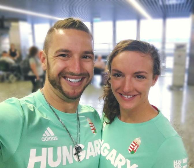 Katinka és Shane_elutazás előtt