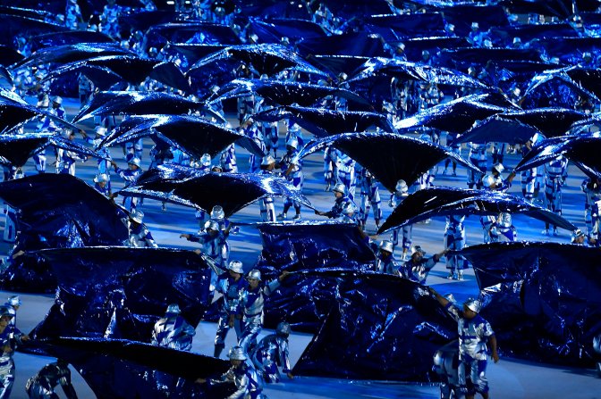 Rio de Janeiro, 2016. augusztus 6. A XXXI. nyári olimpiai játékok megnyitóünnepsége a Rio de Janeiró-i Maracana Stadionban 2016. augusztus 5-én. MTI Fotó: Czeglédi Zsolt