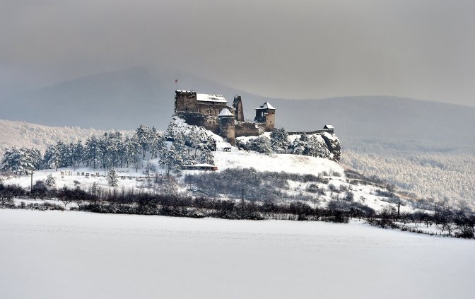Boldogkõváralja, 2017. január 14. Boldogkõ vára 2017. január 14-én. MTI Fotó: Máthé Zoltán