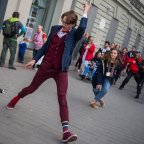 A Hülyén járás 2019 flashmob a fővárosban