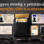 Mi legyen mindig a pénztárcádban? – A modern férfi 6 alapdarabja